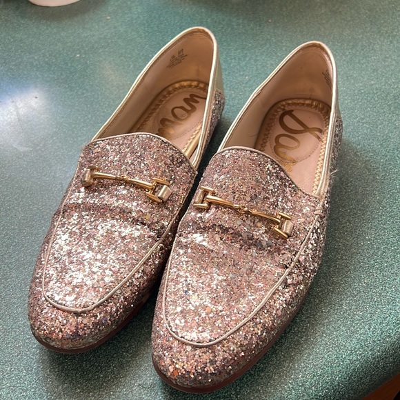 Sam Edelman Shoes - Sam Edelman Glitter Horsebit Loafers